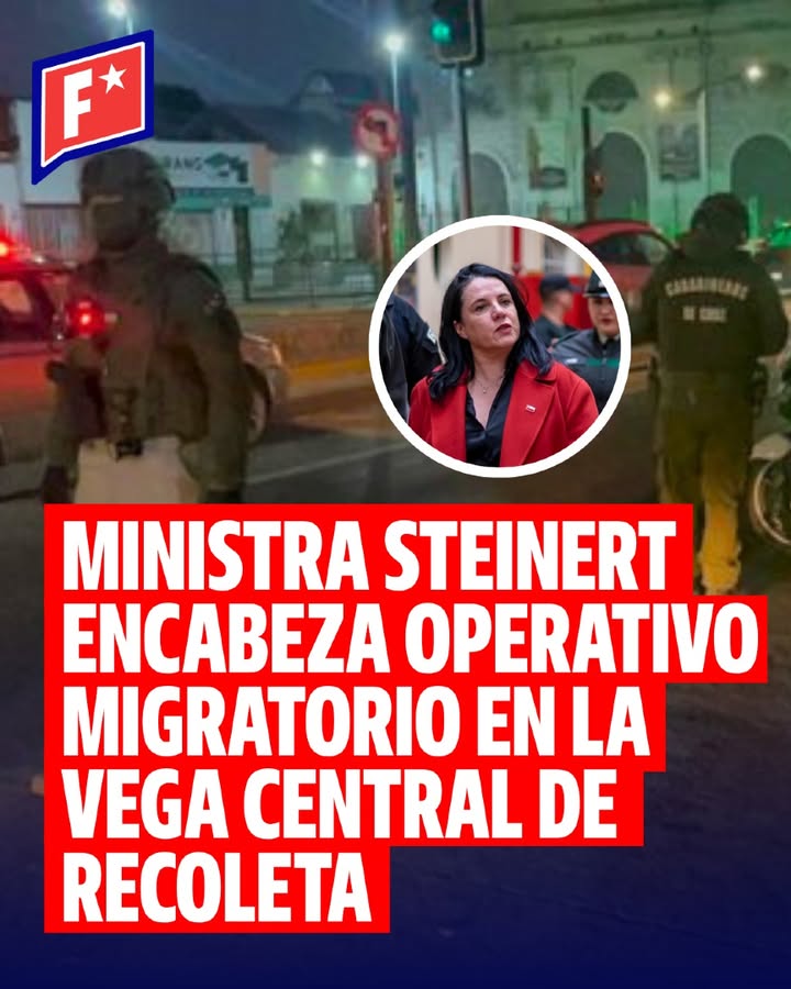 La ministra Trinidad Steinert lideró un operativo migratorio en La Ve…