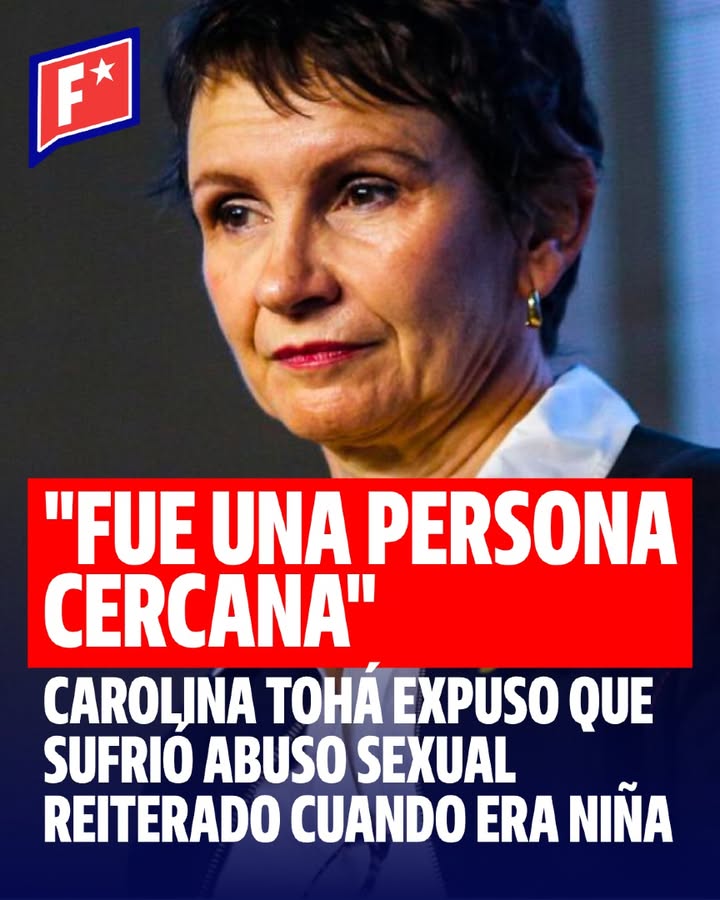 Carolina Tohá expuso públicamente que sufrió abuso sexual reiterado…