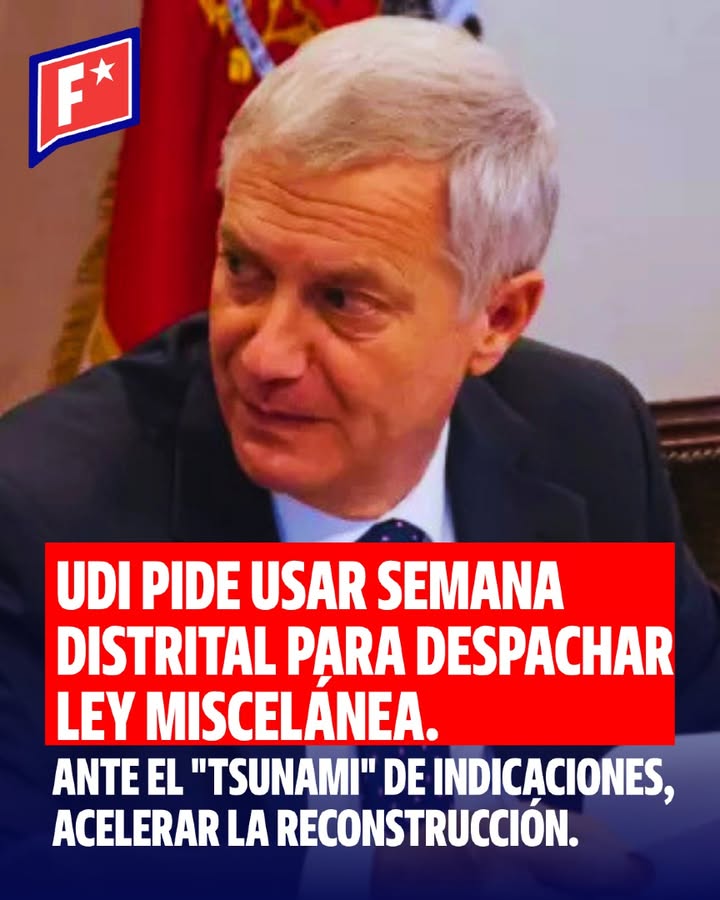 La UDI solicitó usar la semana distrital para despachar la Ley Miscel…