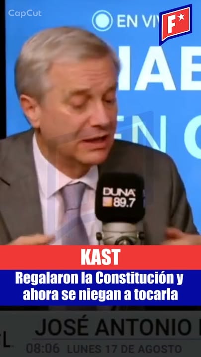 José Antonio Kast en Radio Duna: quienes bajaron los quórums se nieg…