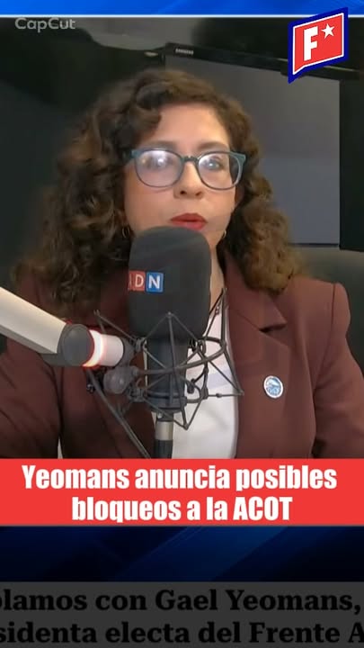 La diputada Gael Yeomans, presidenta del Frente Amplio, criticó la es…