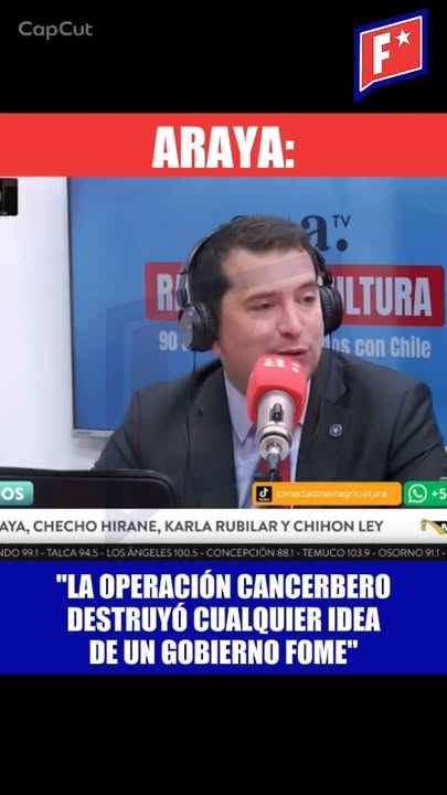 Araya: “La Operación Cancerbero destruyó cualquier idea de un Gobier…