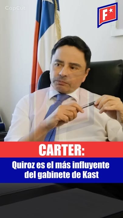 Rodolfo Carter fue claro: “El ministro Jorge Quiroz es la persona más…