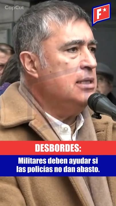 Mario Desbordes: “Mientras las policías no tengan la dotación sufici…