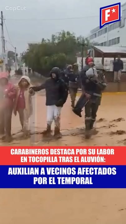 Un video que se ha viralizado muestra la aplaudida labor de Carabinero…