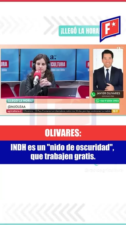 Javier Olivares: el INDH es un nido de una oscuridad tremenda. Pide qu…