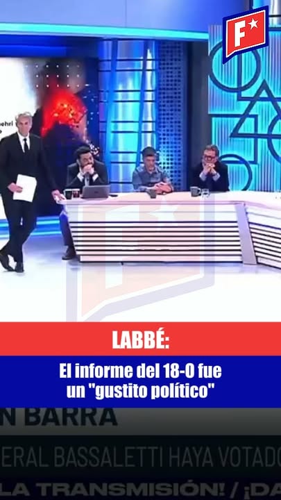 Cristián Labbé: el informe de la comisión sobre el 18-O fue un gust…