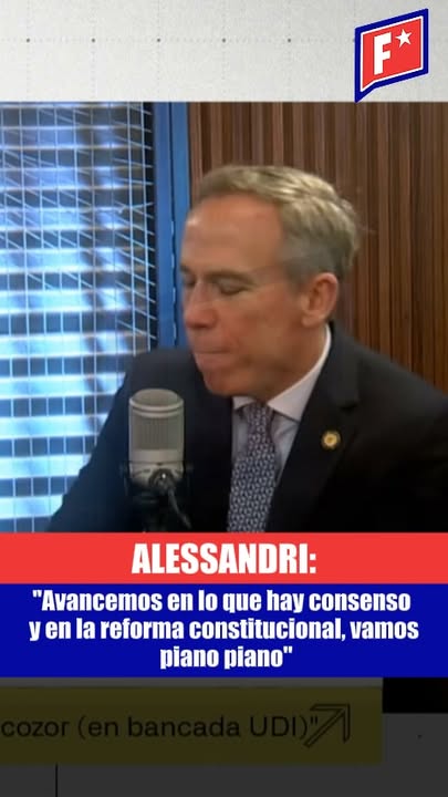Jorge Alessandri fue claro: priorizar y acelerar las 30 leyes de segur…
