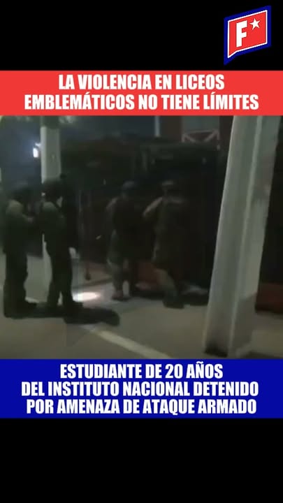 Un nuevo episodio de violencia sacude al Instituto Nacional. Un estudi…