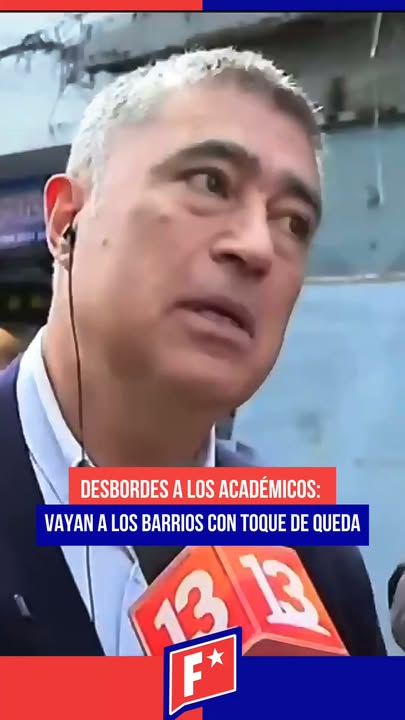 Mario Desbordes: invito a todos estos “académicos” a los barrios más…