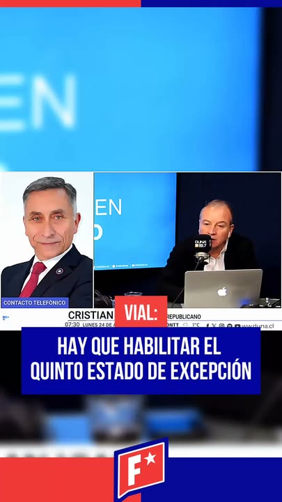 El senador Cristián Vial fue directo: defendería el quinto estado de…