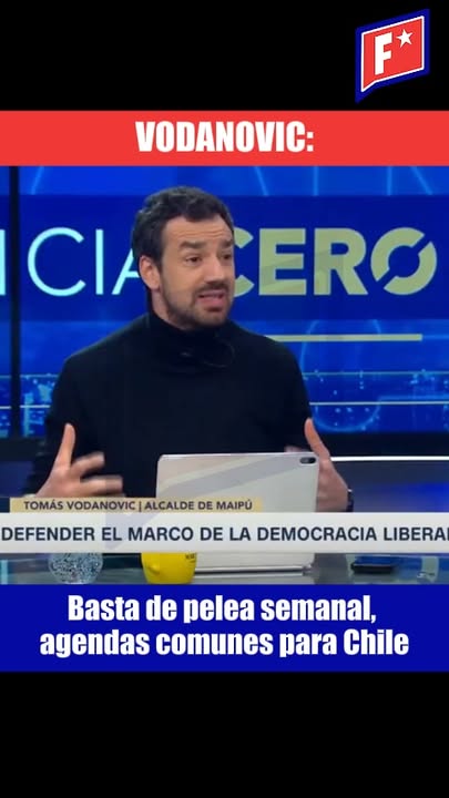 Tomás Vodanovic, alcalde de Maipú, explicó la propuesta a 30 años….
