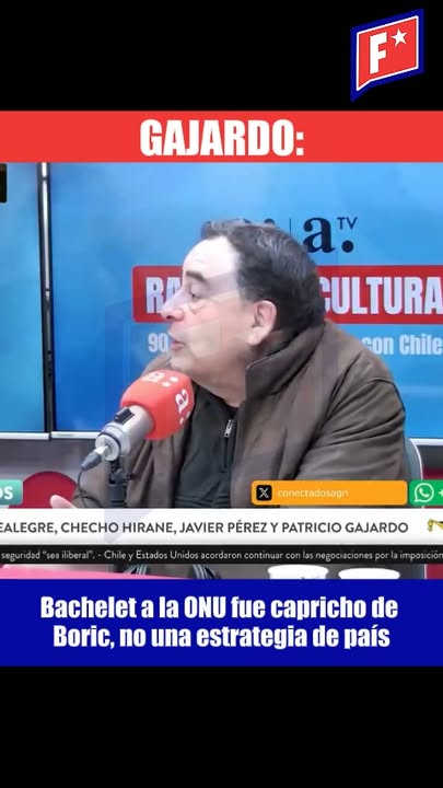 Patricio Gajardo fue directo en Radio Agricultura. “La candidatura de …