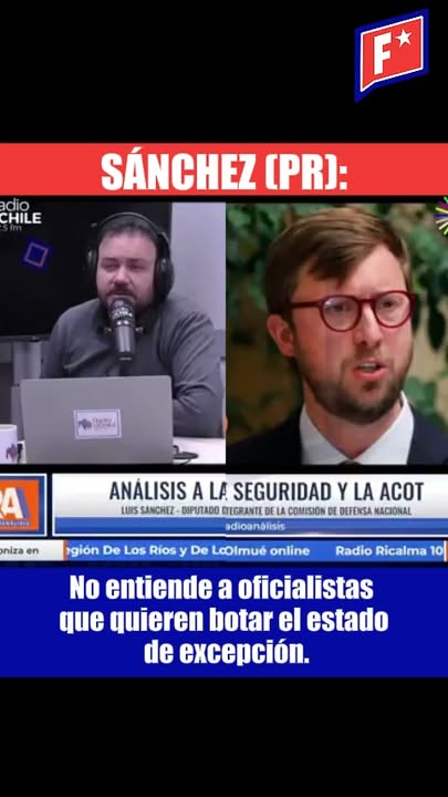 El diputado Luis Sánchez, de la Comisión de Defensa, habló en Radio…