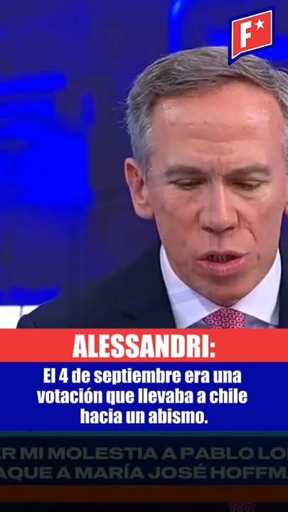 Alessandri: “El 4 de septiembre llevaba a Chile hacia un abismo”. El p…