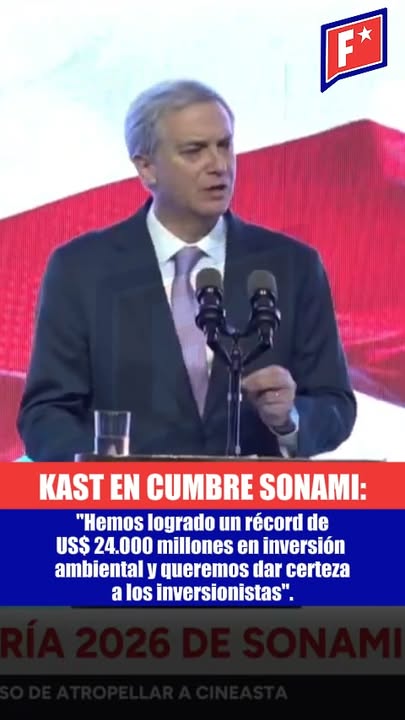 El Presidente José Antonio Kast expuso en la Cumbre de Minería SONAM…