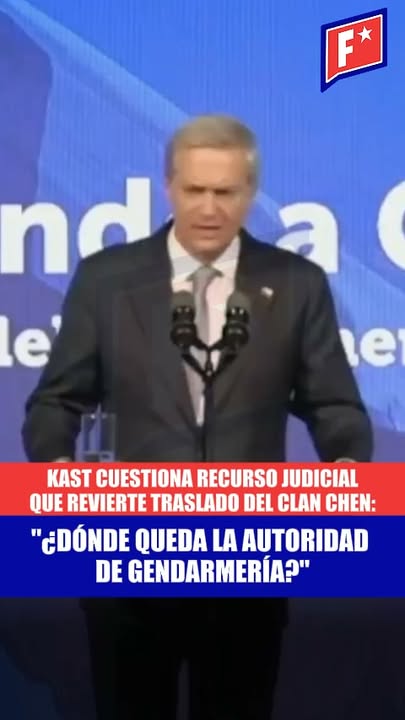 El Presidente José Antonio Kast cuestionó el recurso judicial que or…