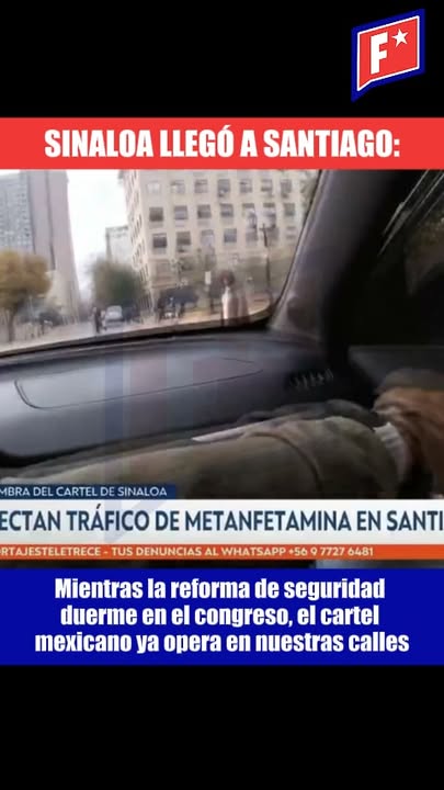 El reportaje de T13 es un campanazo de alerta. El cartel de Sinaloa ya…