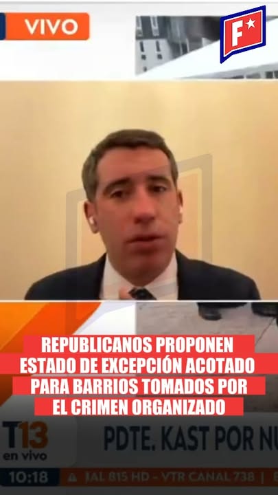 Moreno (PRCh): “Estado de excepción acotado para intervenir polígono…