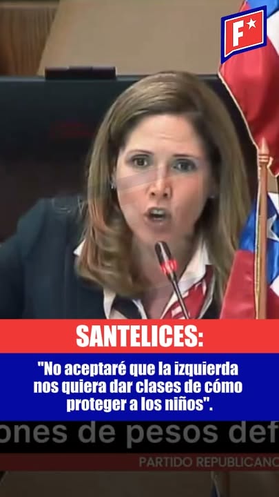La diputada Macarena Santelices (PRCh) fue categórica al responder a …