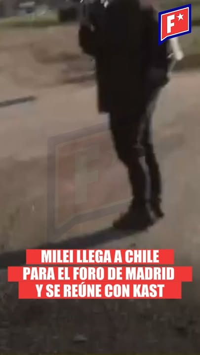 El Presidente de Argentina, Javier Milei, llegó a Chile para particip…