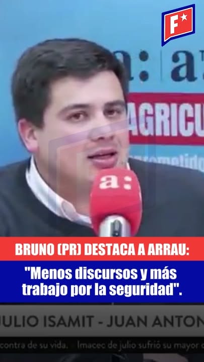 Bruno (PR) destaca a Arrau: “Ha ido donde tiene que ir y ha dedicado s…